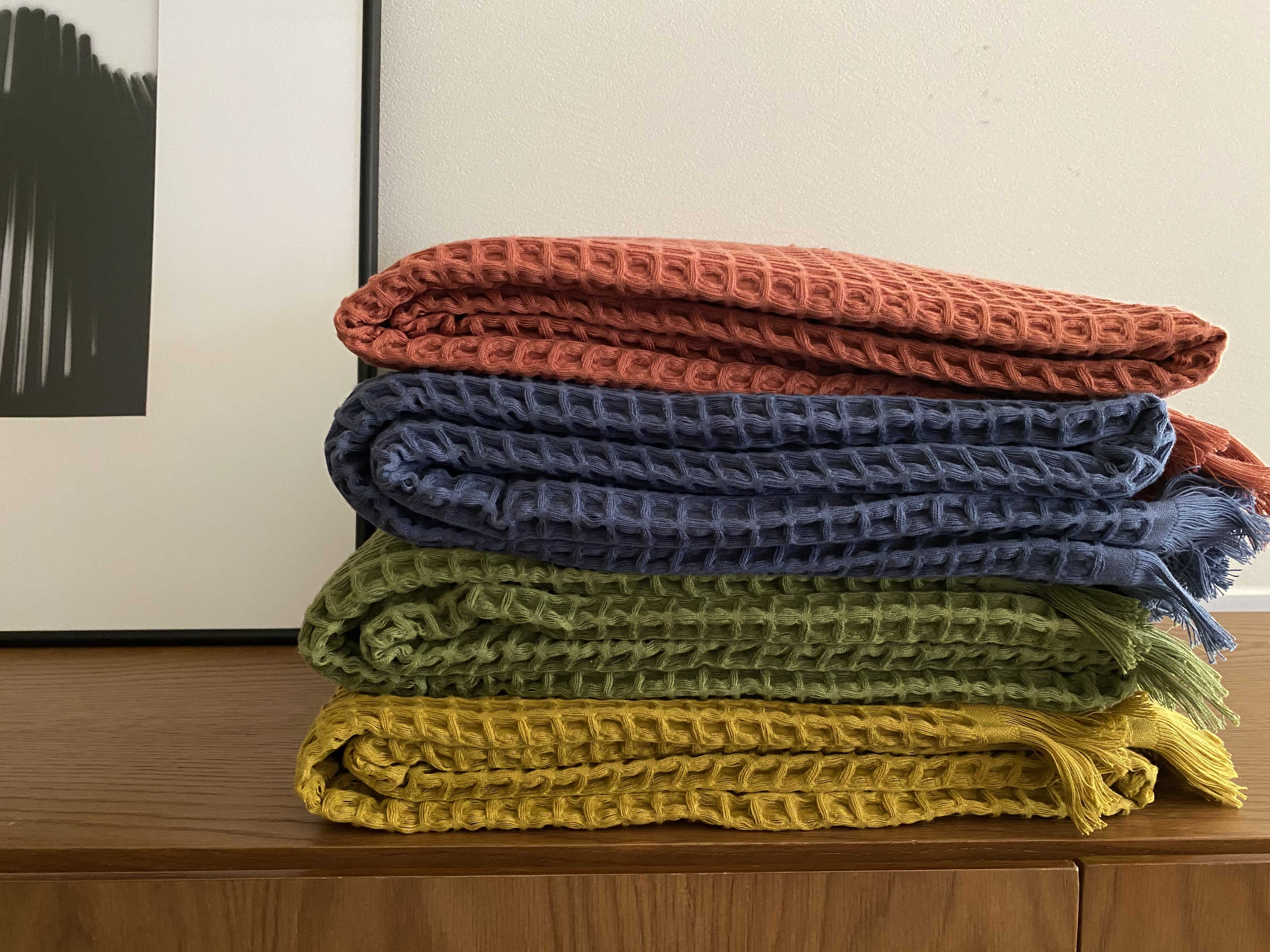 Exclusive Brand-New Big Waffle Pattern Blankets